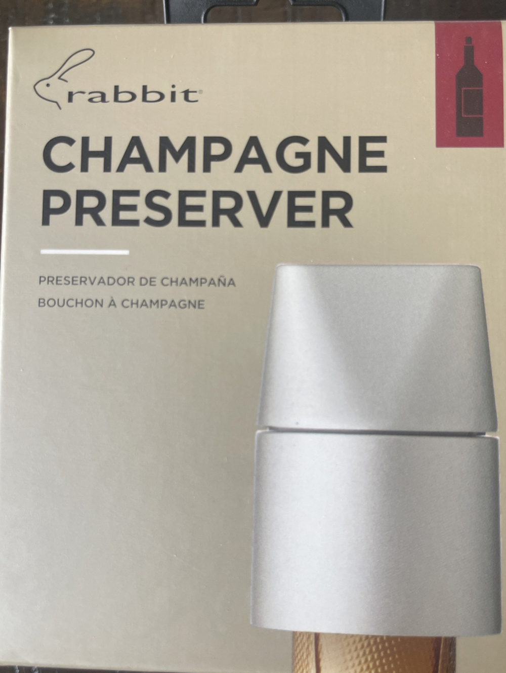 new Rabbit champagne preserver